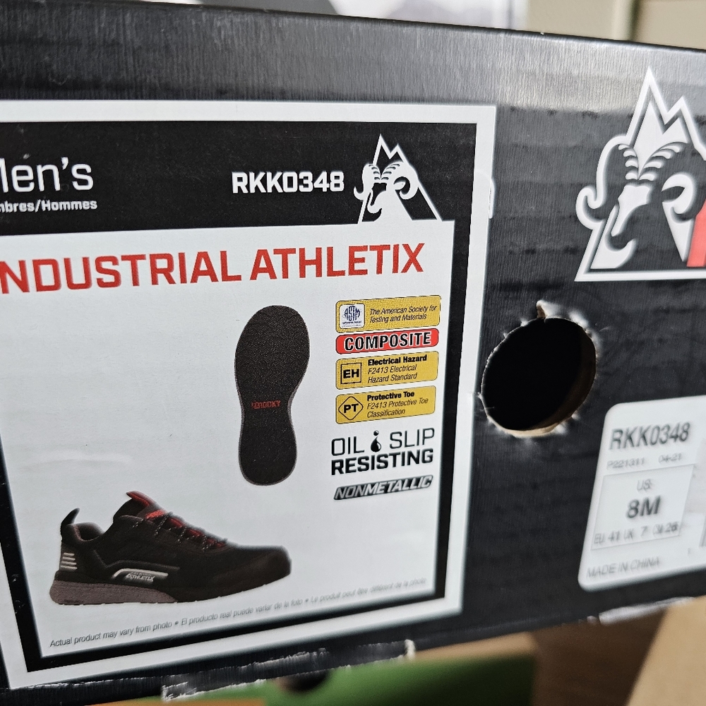 ROCKY Men's Rocky Industrial Athletix Lo-Top Composite Toe Work Shoe - Picture 11 of 13